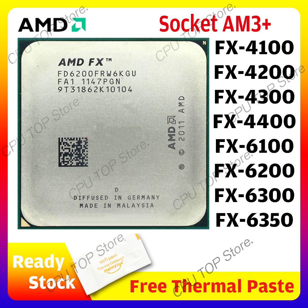 AMD FX Series FX 6100 6200 6300 6350 FX 4100 4200 4300 4130 CPU