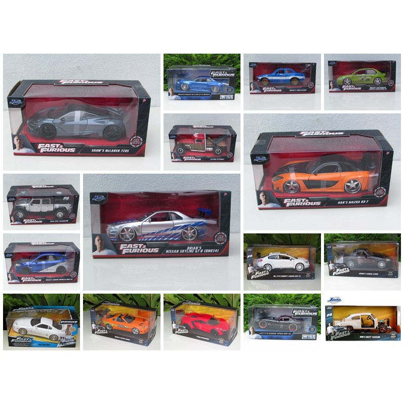 Protector For Jada Toys Fast and Furious 1/24 Scale Diecast Cars