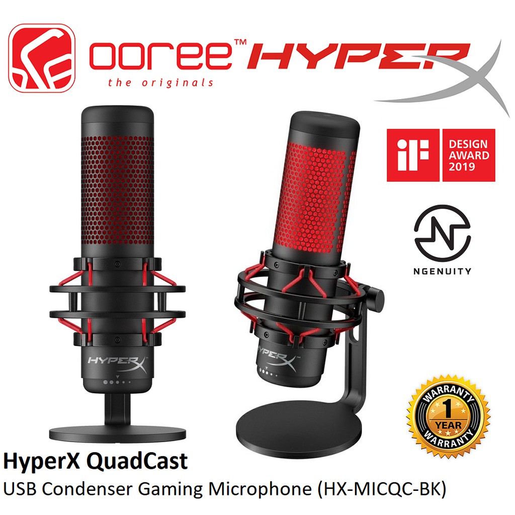 HYPER X HYPERX QUADCAST 4P5P6AA SOLOCAST QUADCAST S