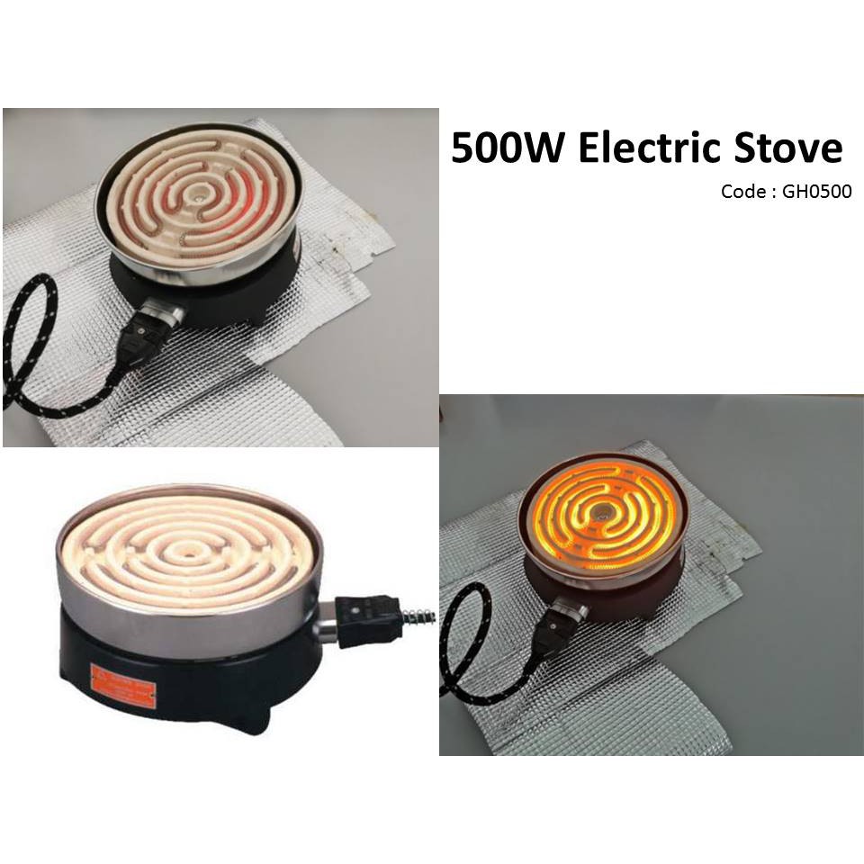 Electric spring store coil stove