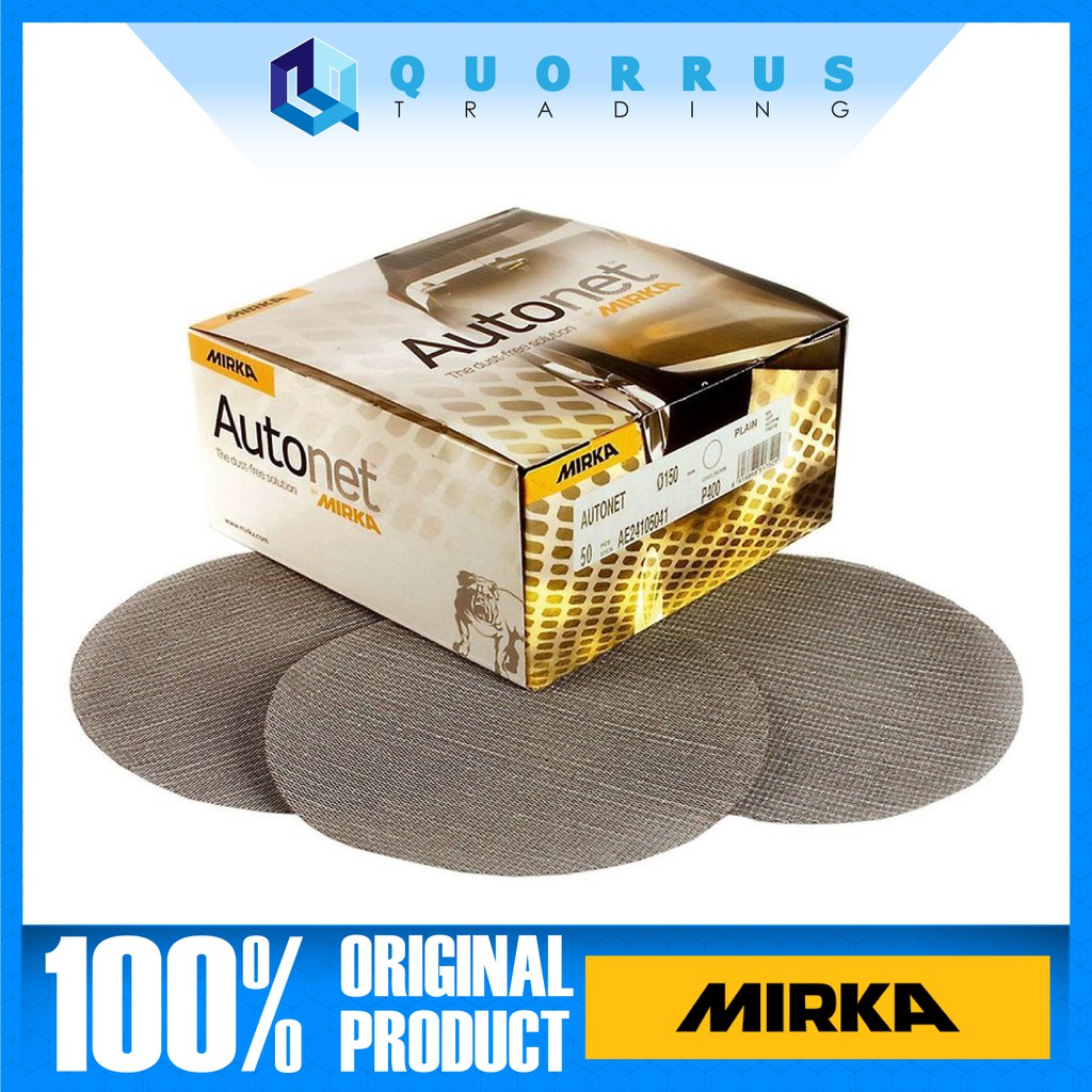 Mirka Abranet autonet 150mm Sanding Discs P240 Grit Pack of 10