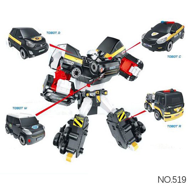 TOBOT Quatran Athlon Police Toys X Y Z Titan Tritan Mini