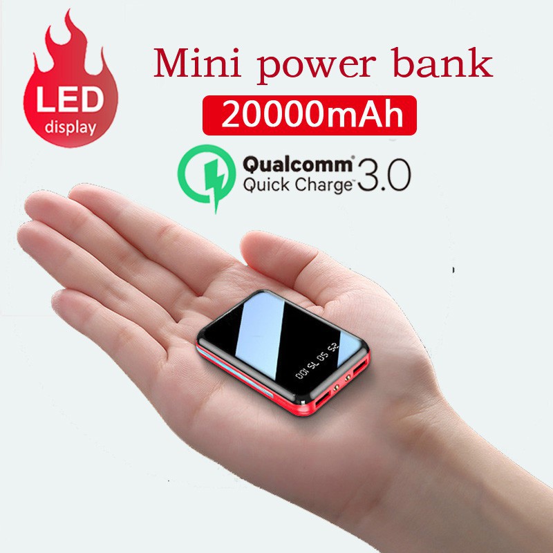 Power Bank 4 salidas USB Power Delivery 20W + Quick charge 22.5W 30000mAh