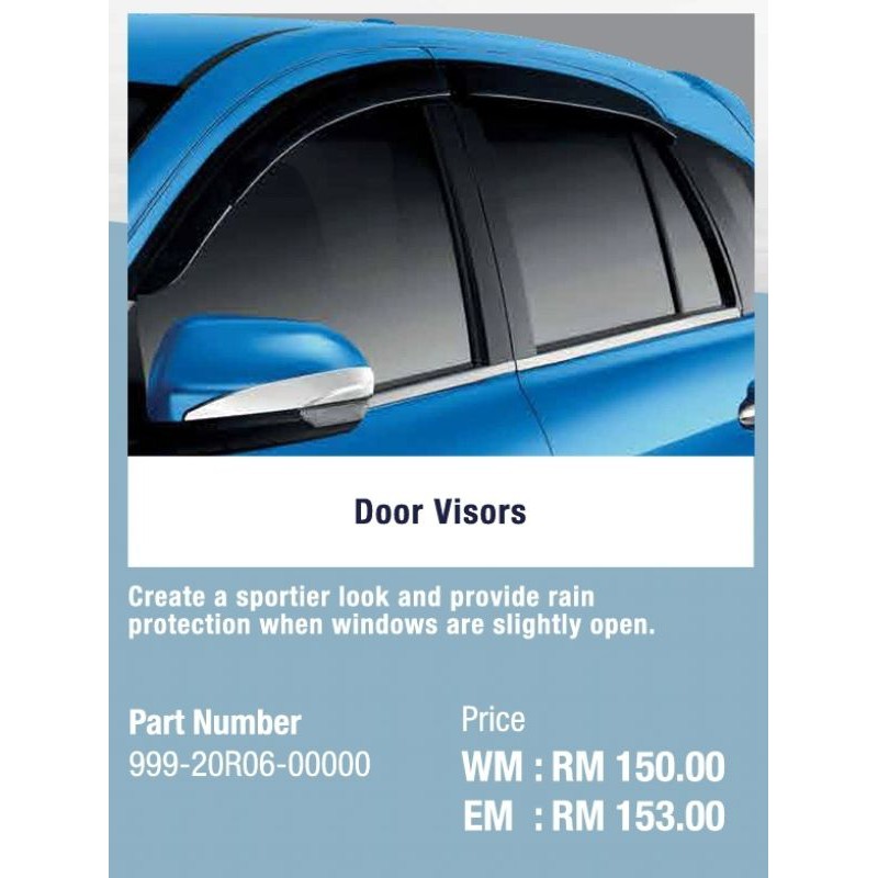 Door visor myvi deals 2020