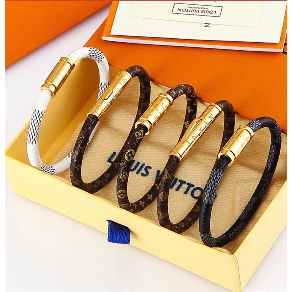LV Women Confidential Bracelet Leather Magnetic Bracelet Jewellery