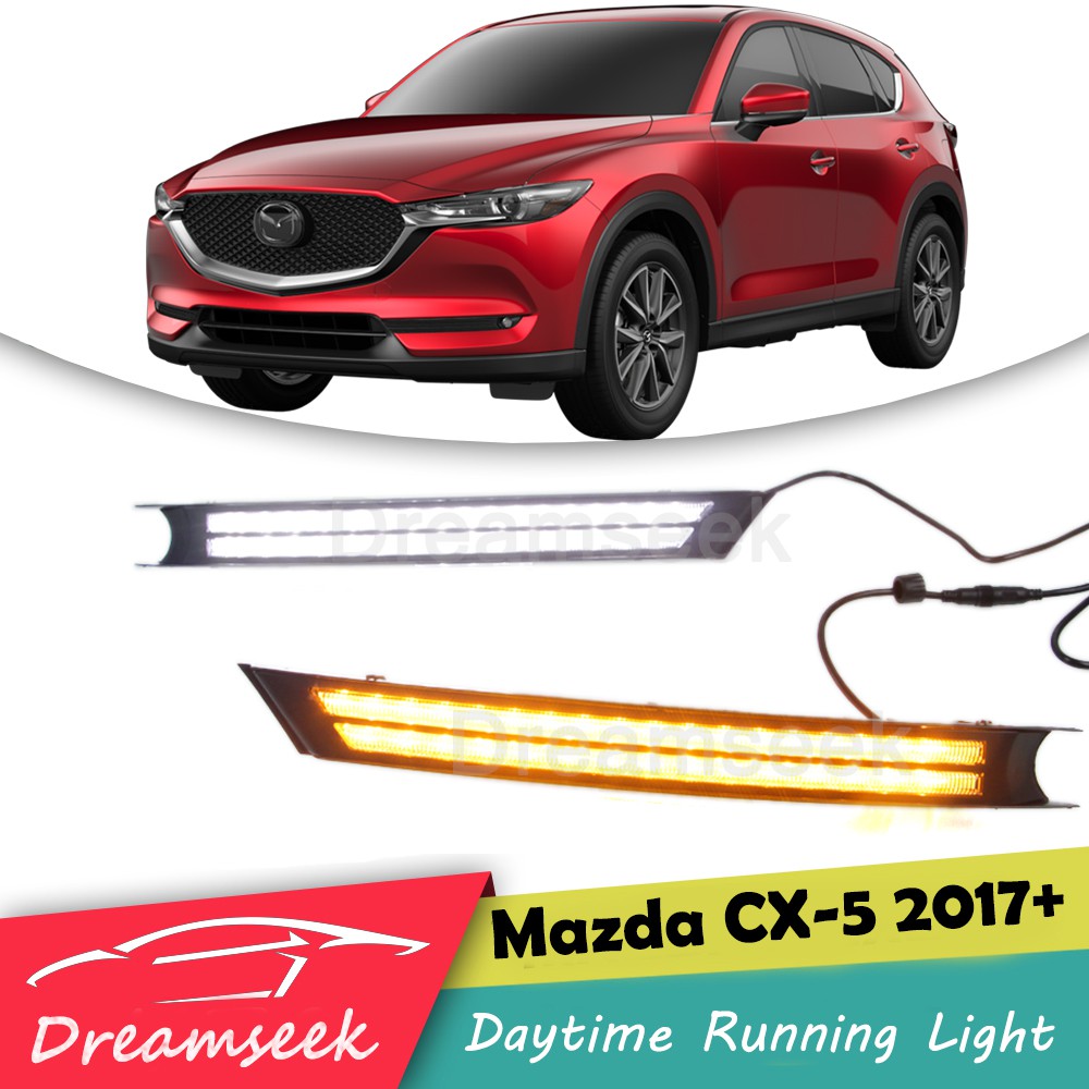 DRL For Mazda CX-5 CX5 2017 2018 2019 2020 2021 LED Daytime