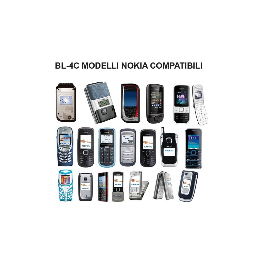 NOKIA LI-ION BL-4C / BL-5C 3.7W BATTERY FOR NOKIA CLASSIC PHONE | Shopee  Malaysia