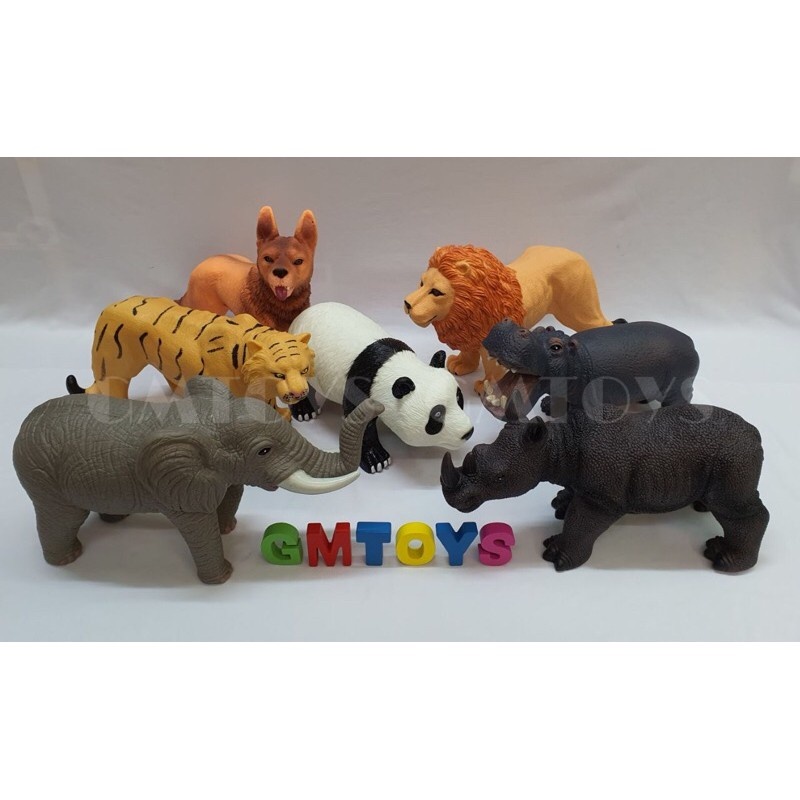 Animal best sale rubber toys