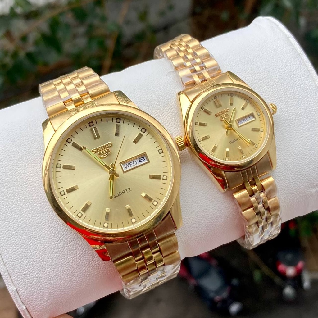 Seiko 5 couple watch new arrivals