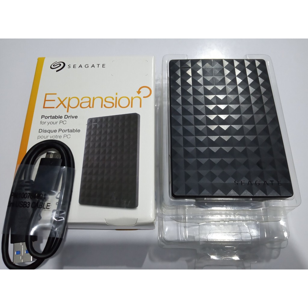 Seagate Expansion 500GB 3.0 Mobile Hard Drive - 1 for 1 - Free shockproof bag | Shopee Malaysia