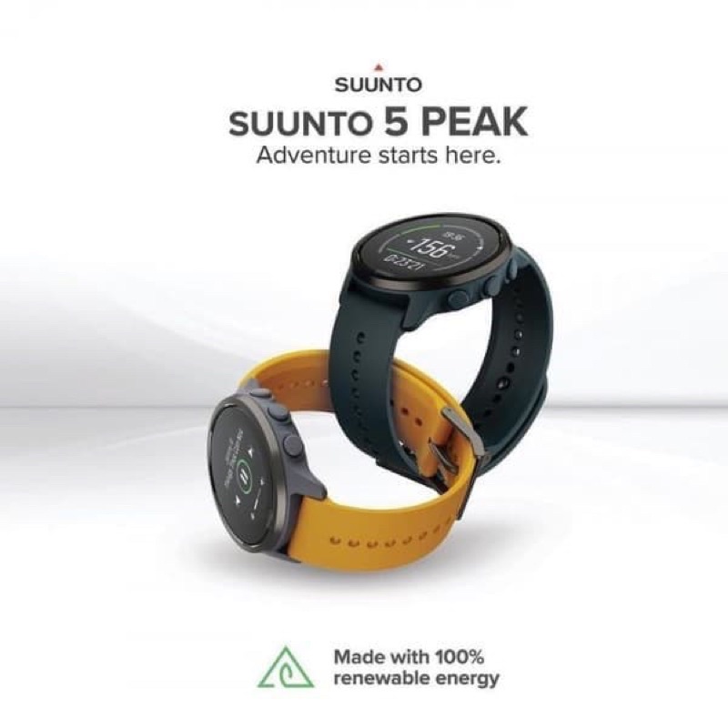 Suunto 5 Peak All Black – Lightweight multisport watch for training,  exploring and wellbeing