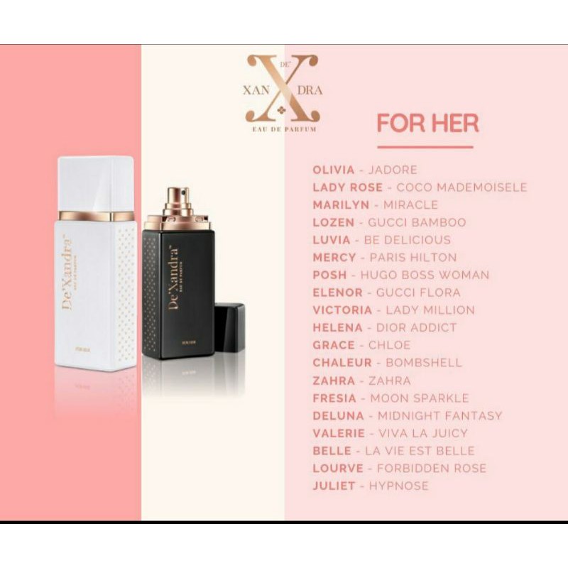 Ready Stok DEXANDRA perfume EDP for HER original Shopee Malaysia