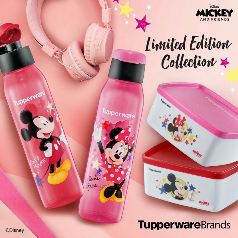 Tupperware Minnie Mickey 3-Piece Storage Set - AliExpress