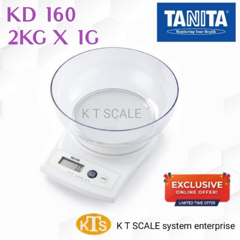 KD-160 Multi-Purpose Kitchen Scale with Bowl