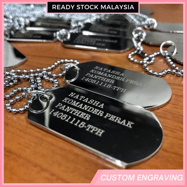 Engraved collar hot sale tags