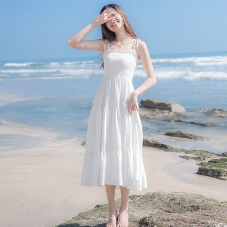 White summer beach on sale dress