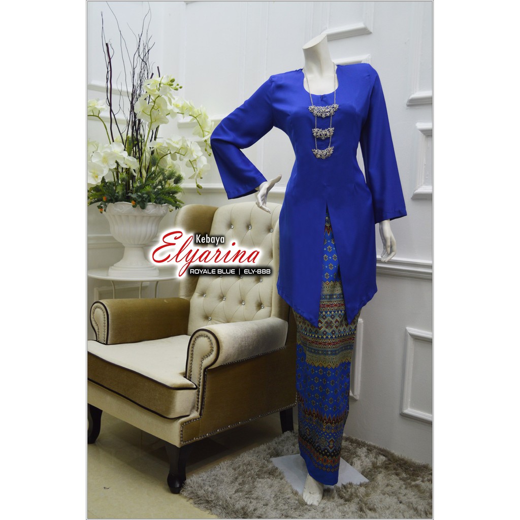 Baju kebaya clearance royal blue