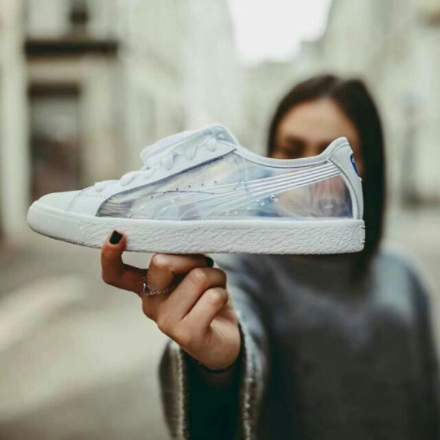 Clear platform pumas shop