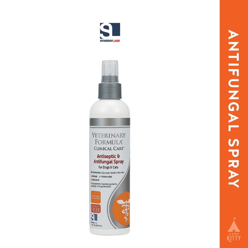 Veterinary formula antifungal outlet spray