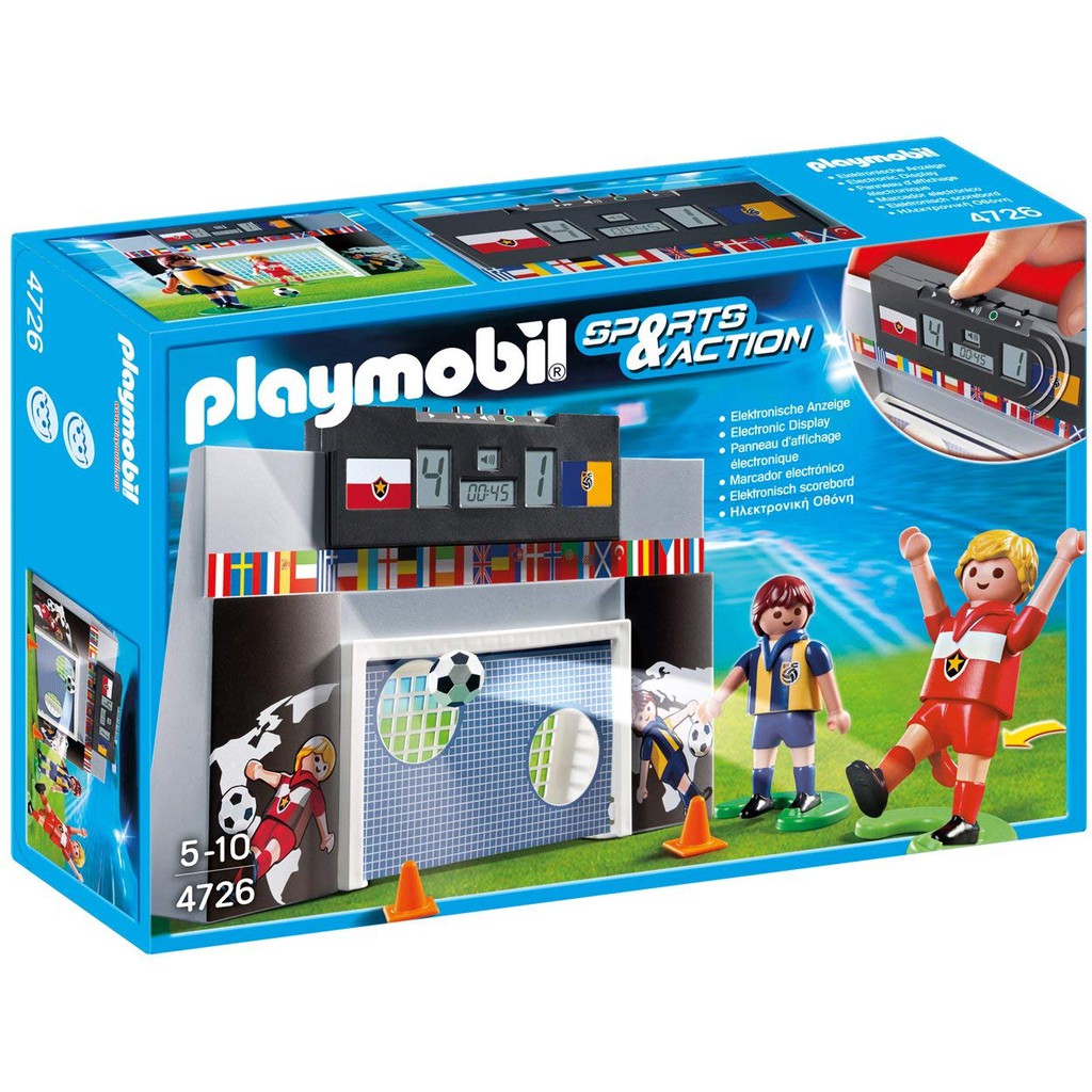 Playmobil Soccer Shootout Carry Case 5654 Fútbol Joueur Soccer Football  Fußball 