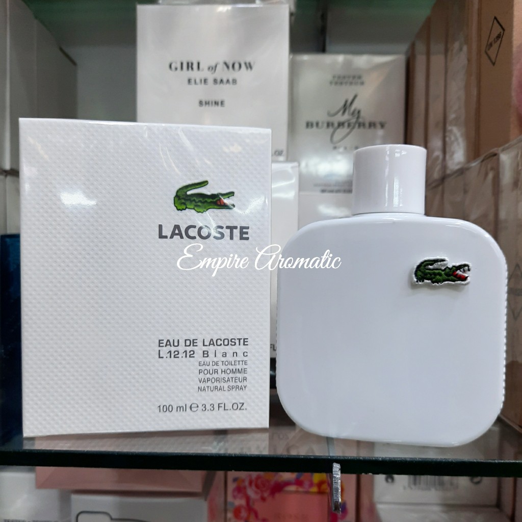 Lacoste l12 12 blanc eau de toilette hotsell spray 100ml