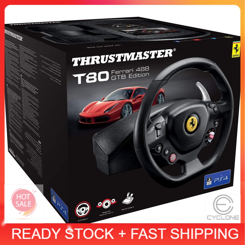 T80 ferrari 488 gtb edition racing best sale wheel for playstation 4