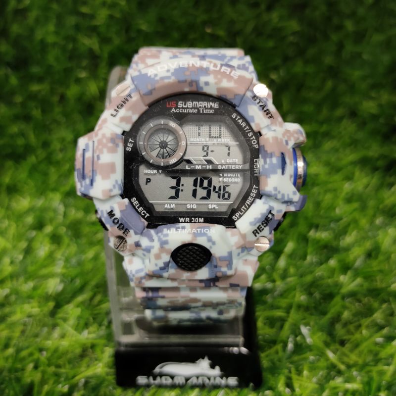 Jam Submarine Original Digital Watch JAM TANGAN LELAKI Shopee