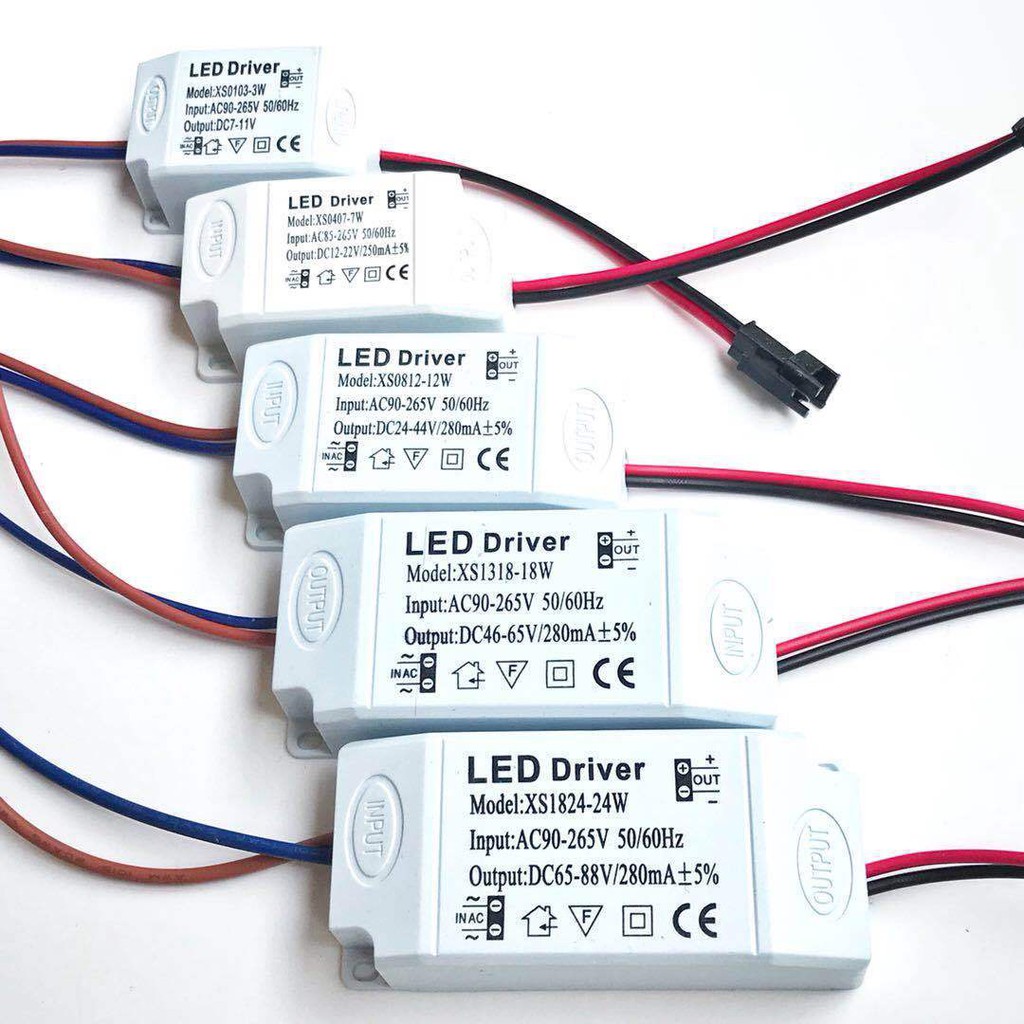 LED DRIVER 3W-36W FOR LED LIGHTS