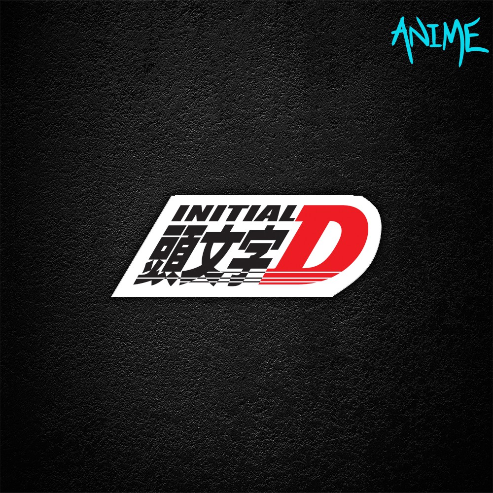 INITIAL D - Initial D Logo - Premium Fan-made Sticker (ANIME series) |  Shopee Malaysia