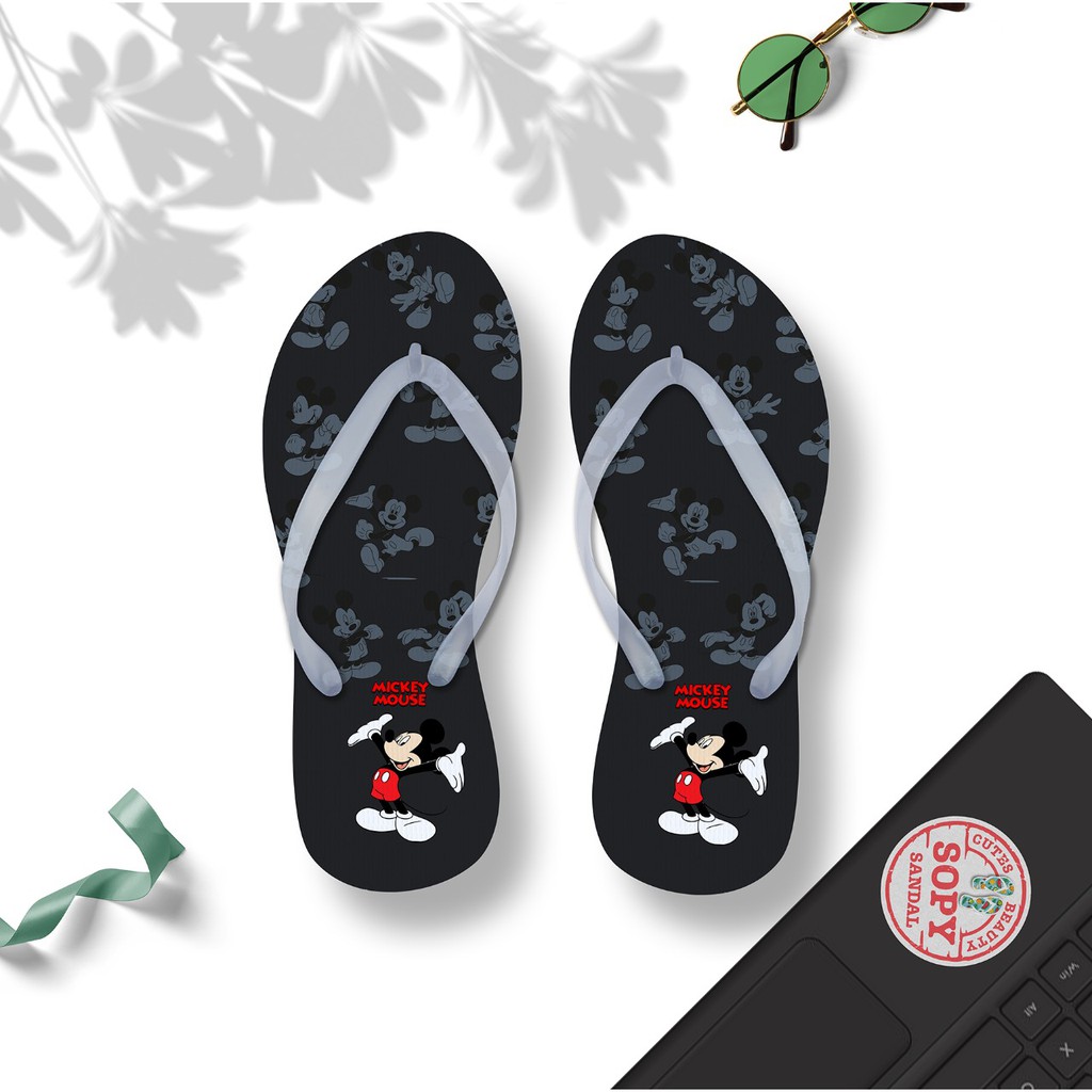 Mickey mouse flip flops hot sale