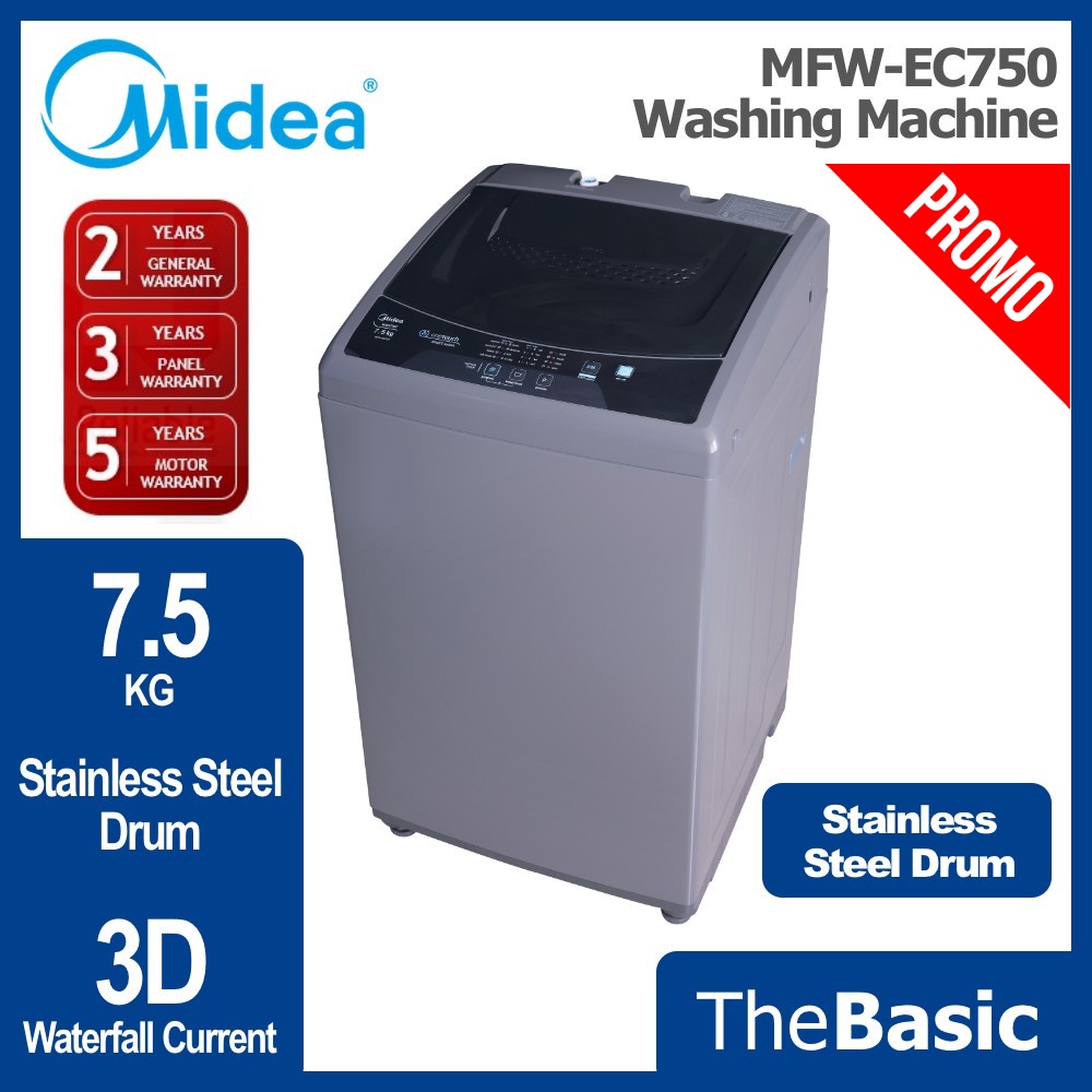 midea washing machine mfw ec750