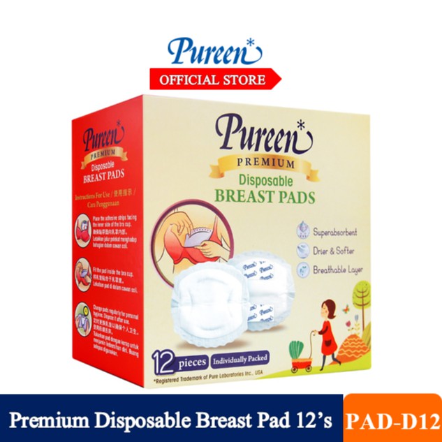 Pureen Premium Disposable Breast Pad (20's) PAD-D12