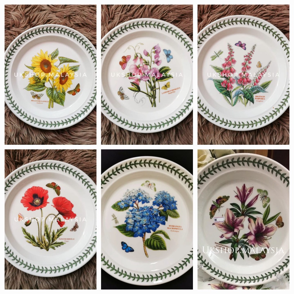 Portmeirion botanic clearance garden dinner plates