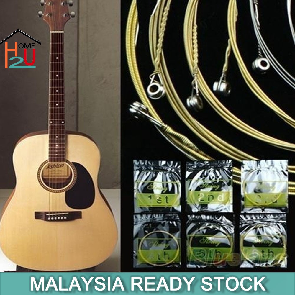 Malaysia ready stock High Quality 6pcs Set Steel Strings for