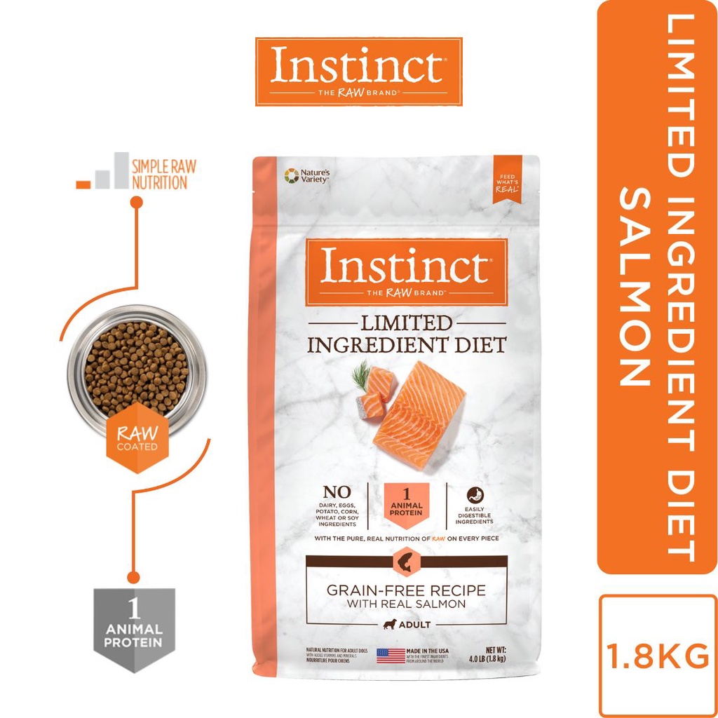 Instinct raw limited outlet ingredient dog food