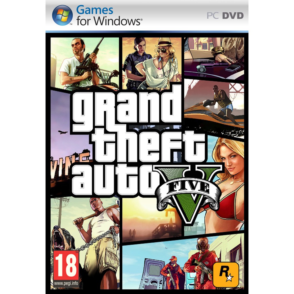 GTA V / 5 Grand Theft Auto Offline PC Games with CD/DVD | Shopee Malaysia