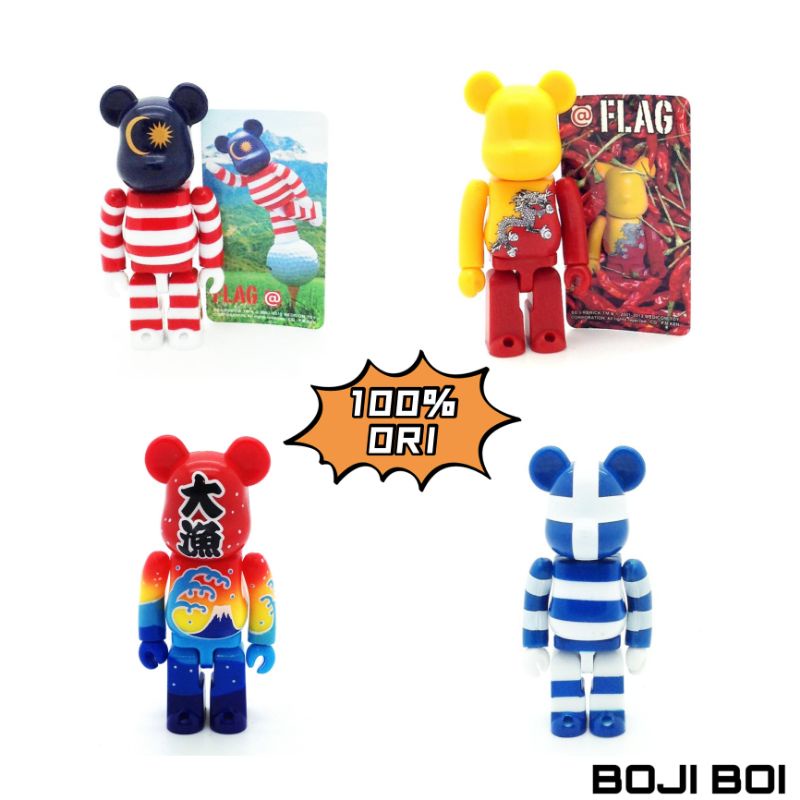 Bearbrick 100% 44 Series Flag South Korea Original Medicom 