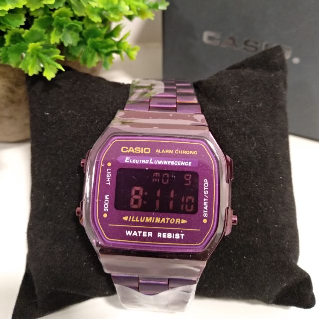 Casio electro outlet luminescence purple