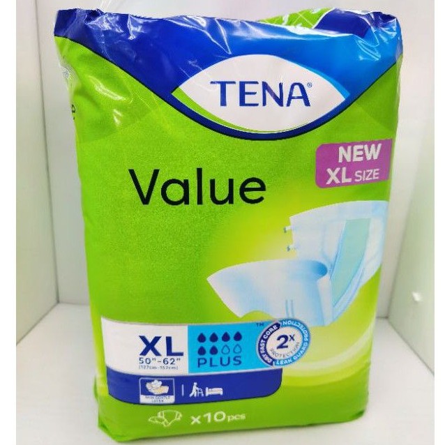 Tena pampers hot sale xl