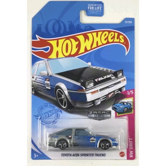 Toyota sprinter trueno ae86 best sale hot wheels