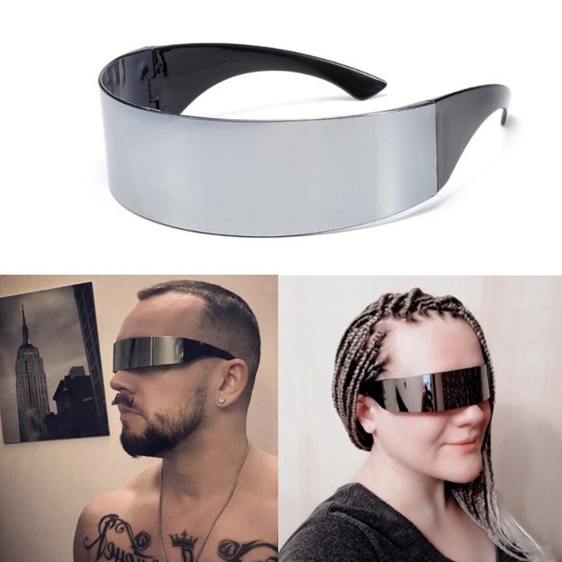 GAOOZE Cyberpunk Futuristic 2022 Wrap Women's Sunglasses
