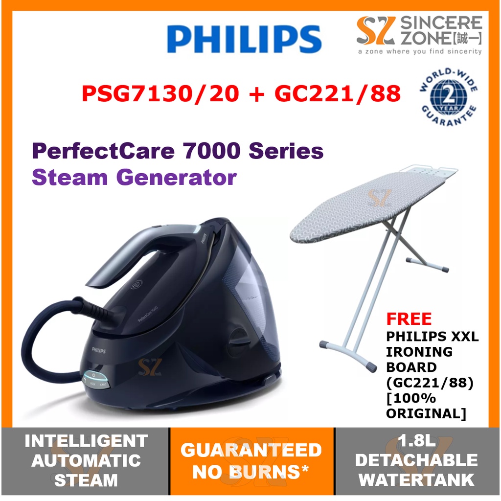 Philips PerfectCare 7000 Series Steam Generator PSG7130 ( PSG7130/20) [FREE  XL Iron Board]