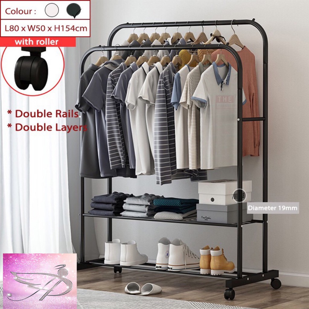 Clothing rack online shopee