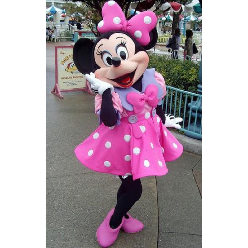 Minnie mouse mascot on sale head