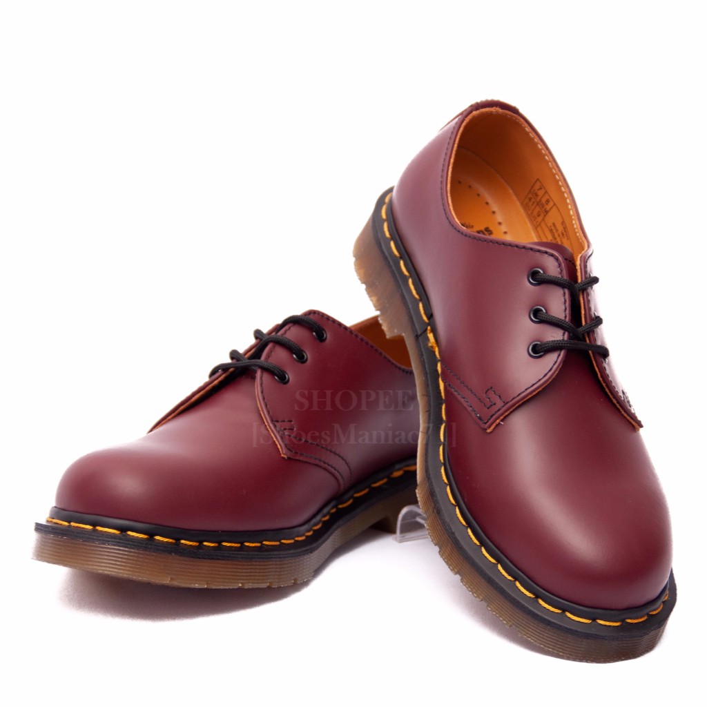 READY STOCK ORIGINAL Dr Martens 1461 Cherry Red Low Cut Original