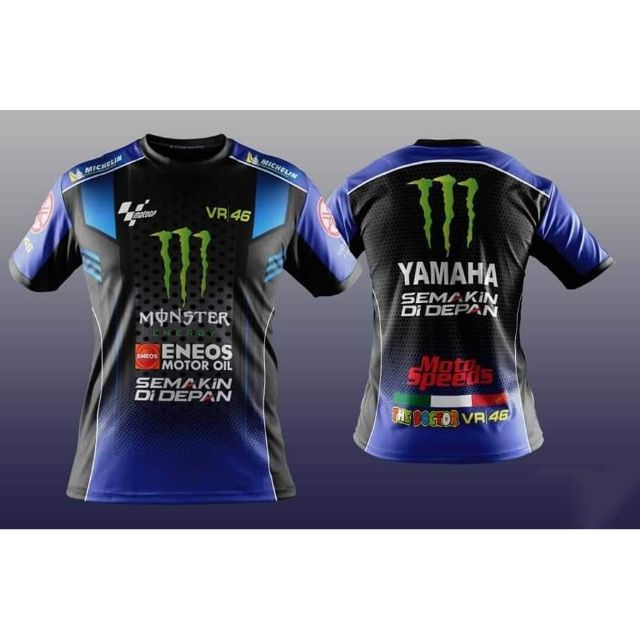 T shirt yamaha monster hot sale