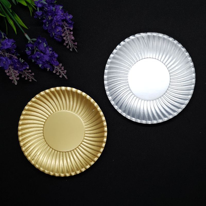 Gold and silver clearance paper plates