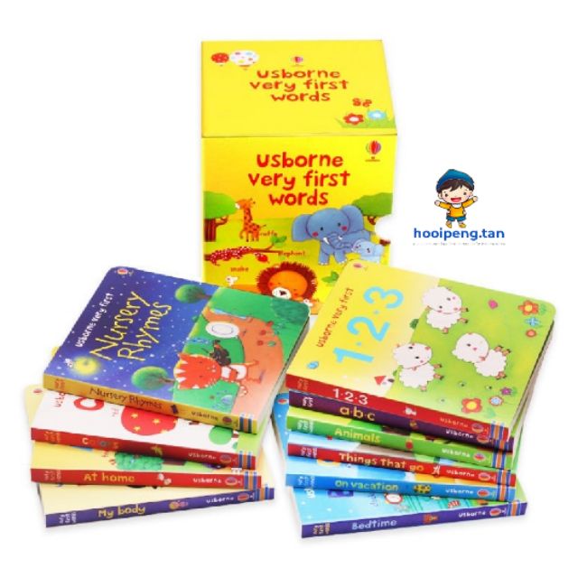 Usborne Very First Words 10in1set 🔹 Usborne Very First Words 儿童 