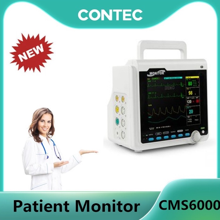 CONTEC CMS1000 Handheld Patient Monitor ICU Vital Signs Monitor 6 Para