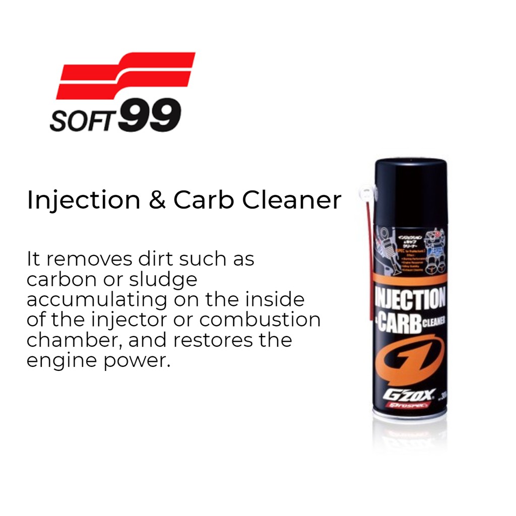 Soft99 / Soft 99 G'zox Injection & Carb Cleaner, 300ml, Original Soft 99  Made in Japan